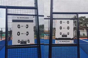 Manuel çetele 60x80 cm Padel tenis basketbol hentbol için tüm hava açık veya kapalı için Unperishable