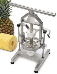 Descorazonador y rebanador de piña de acero inoxidable de alta resistencia con rodamiento integrado, pelador y descorazonador manual de frutas - Product Image 2