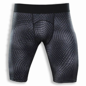 Shorts de sport pour homme, solides, haute élasticité, séchage rapide, pantalon de compression pour l'entraînement, marathon, taille mi-haute, fermeture à cordon - Product Image 1
