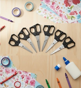 Tijeras de Acero Inoxidable de Alta Calidad de 5 Pulgadas para Estudiantes, con Mango de Plástico, para Manualidades y Bordado Infantil, Venta al Por Mayor de Fábrica OEM - Product Image 5