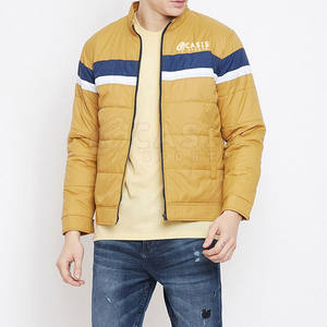 2025 Chaquetas Puffer Estilo personalizado Hombres Chaquetas Puffer de lana Precio al por mayor Chaquetas Puffer de manga larga - Product Image 5