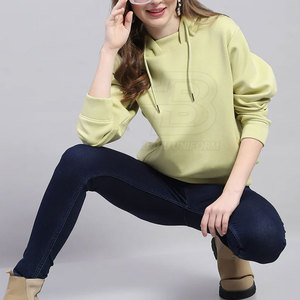 Derniers modèles de sweats à capuche décontractés pour femme fabriqués au Pakistan au meilleur prix vente en gros en ligne - Product Image 2