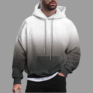 Sudadera con Capucha Degradada para Hombre al por Mayor, Suave, 100% Poliéster, con Logotipo Personalizado, Informal, para Otoño - Product Image 2