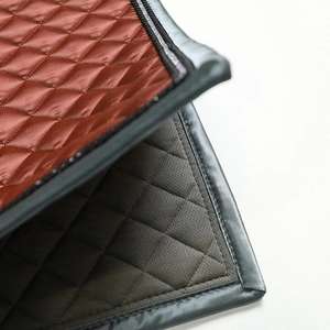 Botas de Protección para Tendones de Caballo, Botas de Protección para Patas, Tela de Algodón Satinado Marrón, Estilo Occidental de Salto, Secado Rápido, Cuero Personalizable - Product Image 3