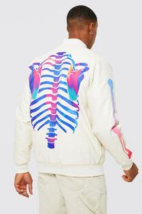 เสื้อแจ็กเก็ตมีฮู้ดแขนเสื้อหนังมีฮู้ดผ้าแคนวาสปักด้วยกำมะหยี่สำหรับฤดูหนาว - Product Image 3