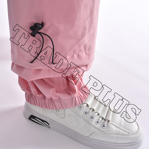 กางเกงกันหิมะสีชมพูกันน้ำมีซับในให้ความอบอุ่นปรับได้ - Product Image 6