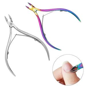 Professional Manicure Pedicure Scissors <b>Cuticle</b> <b>Cutter</b> Nail Nippers Dead Skin Remover Regrowth Tool - Product Image 1