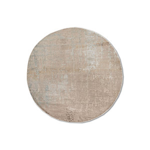 Alfombra Aprezo Ivory de Lana y Seda de Bambú Anudada a Mano, 10 mm de Grosor, Abstracta, para el Hogar, Pasillo, Rectangular, Modelo Esk-9014(Fr), para Adolescentes - Product Image 1