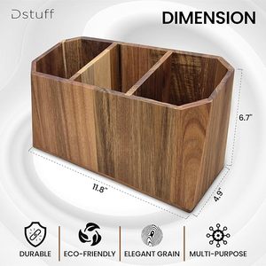 ที่วางช้อนไม้แกะสลักสามชั้นแบบปรับได้ งานฝีมือประณีต ดีไซน์คลาสสิก สวยงามไม่ซ้ำใคร ขายส่ง - Product Image 6