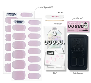 Autocollants pour ongles en gel semi-durci, qualité salon coréenne 100% authentique, véganes, sans cruauté, non toxiques, pour manucure et nail art - Product Image 2