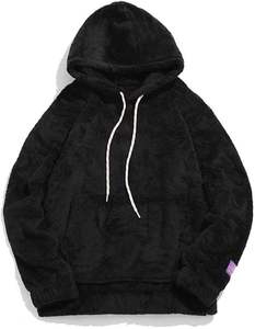 Custom Winter High Quality Long Sleeve Turn-down Collar Outdoor Zipper Patchwork <b>Sherpa</b> Full-Zip <b>Fleece</b> Jacket for <b>Men</b> - Product Image 6