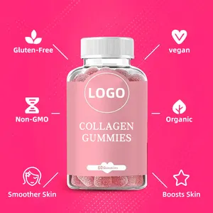 OEM Private Label Vitamin Supplement Candies Skin Whitening For Adults Teenagers Children Collagen Gummy