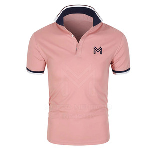 Meilleure vente T-shirt polo pour homme Nouveau design surdimensionné en polyester/coton de haute qualité Meilleure qualité pour T-shirt polo - Product Image 1