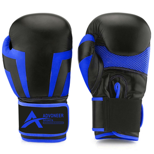 Guantes de boxeo de cuero con logotipo personalizado Equipo de entrenamiento de lucha personalizado para artes marciales y combate de MMA - Product Image 6