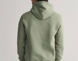 เสื้อสวมหัวมีฮู้ดผ้าคอตตอน100% สำหรับผู้ชายผ้าฟลีซระบายอากาศได้ดีปักสไตล์สตรีท - Product Image 2