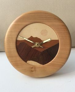 WEDDING CUSTOMIZED WOODEN WALL CLOCK FOR ELEGANT HOME DECOR MODERN Bamboo Body with Natural Rosh for Wedding Occasions - Product Image 4