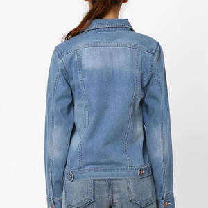 Vêtements de mode femmes veste en jean respirant femmes veste en jean vente chaude femmes vestes en jean à vendre fabriqué au Pakistan - Product Image 4