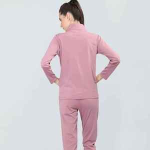 Jogging uni costume surdimensionné pull à capuche ensemble femmes survêtement coton sweat et pantalon de survêtement ensemble femmes Jogging costumes - Product Image 2