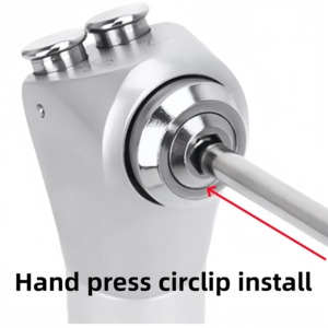 หัวฉีดพ่นน้ำและลมสำหรับงานทันตกรรม 10 ชิ้น หัวฉีดสแตนเลส 3 ทาง พร้อมท่อ อุปกรณ์ฉีดพ่นสำหรับงานทันตกรรม - Product Image 2