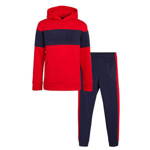 Vêtements d'hiver pour enfants à logo personnalisé Sweat à capuche à manches longues et pantalon de survêtement Ensemble de survêtement de jogging à coupe ample pour enfants - Product Image 1