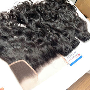 Precio al por mayor HD Frontal Hair Raw Vietnamita Hair Bundles Frontal HD Lace Stock Envío rápido - Product Image 5