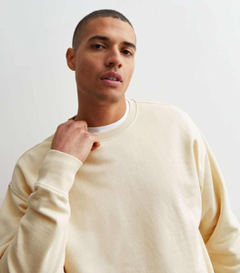 Sweat-shirt unisexe en molleton brodé 100 % coton de haute qualité, col rond, hiver, écologique, séchage rapide, respirant, coupe classique - Product Image 4