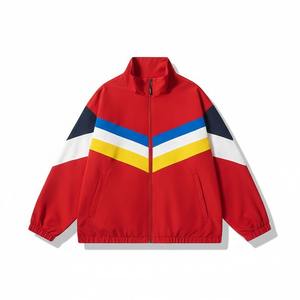 Chaqueta Deportiva Retro de Nailon con Cremallera y Logotipo Bordado Personalizado, Chaqueta Cortavientos de Softshell para Hombre - Product Image 5