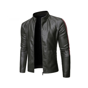 Veste d'hiver de qualité supérieure pour homme Meilleur prix Cuir véritable Coupe-vent Imperméable Teint uni Devant Toutes tailles Vente en ligne disponible - Product Image 1