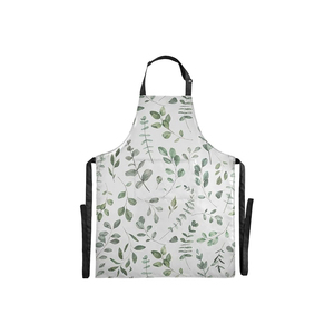 Delantal de cocina de lino y algodón puro 100% de alta calidad, elegante delantal ajustable, limpieza y horneado - Product Image 3