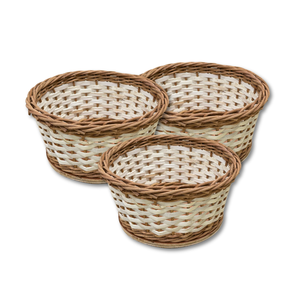 Cestas rústicas de almacenamiento de ratán: traen encanto natural a cualquier espacio - Product Image 1