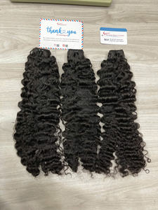 Precio al por mayor de extensiones de cabello natural vietnamita cutícula alineada vapor birmano rizado paquetes de cabello humano para la venta - Product Image 4