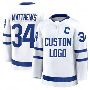 Maillot de hockey de l'équipe sur mesure Hockey sur glace professionnel Sublimation imprimé respirant séchage rapide unisexe adulte vente en gros - Product Image 4