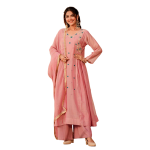 jaymes floral smocked long sleeve maxi dress Blush Floral Long Sleeve Maxi Dress - Floral Dresses main image 0