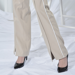 กางเกงลำลองผู้หญิง ODM เอวกลาง ทรงหลวม ระบายอากาศได้ดี ผลิตจากโพลีเอสเตอร์รีไซเคิล สวมใส่สบาย เหมาะสำหรับใส่ในโอกาสต่างๆ มีแถบข้าง กันไฟฟ้าสถิต - Product Image 6