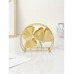 Modern Gold Ginkgo Leaf Design <b>Napkin</b> <b>Holder</b> For Living room Kitchen Bedroom Dining Table Coffee Table Tissue <b>Holder</b> Handmade - Product Image 1