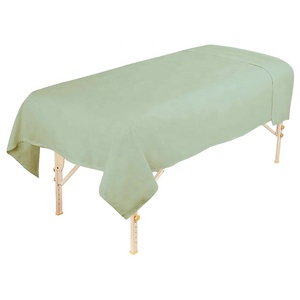 Ensemble de draps plats en <span class=keywords><strong>flanelle</strong></span> OEM pour table de <span class=keywords><strong>massage</strong></span>, draps de <span class=keywords><strong>massage</strong></span> résistants pour salon de beauté - Product Image 4