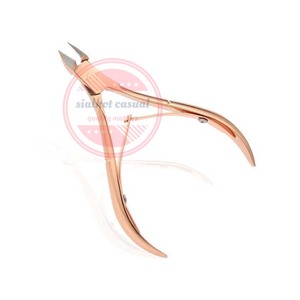 2025 Pince à cuticules Pince professionnelle en acier inoxydable à double ressort pour ongles incarnés - Product Image 3