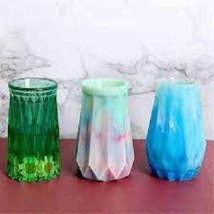 Jarrón de Flores de Resina Hecho a Mano, Diseño Moderno y Artesanal, Decoración Ecológica e Impermeable para el Hogar, Navidad y Diwali, Colores Personalizados - Product Image 4