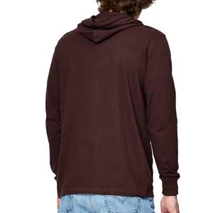 Sudadera con Capucha Personalizada de Tela de Color Sólido para Hombre, Sudadera con Capucha, Estilo Hip Hop, Ropa Deportiva, Informal, Talla Grande - Product Image 5