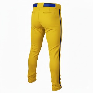 Pantalons de sport de baseball pour hommes personnalisés, sur mesure, 100% polyester respirant, ajoutez votre design, réductions en gros - Product Image 3