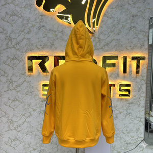 เสื้อฮู้ดผู้ชายพิมพ์ลายพัฟมีซิปแบบมืออาชีพ - Product Image 3