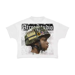 Tendance hommes personnalisé deux pièces Streetwear ensemble de haute qualité coton Boxy Fit recadrée graphique T-Shirt et court Streetwear pour hommes - Product Image 5