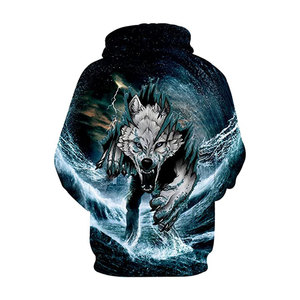 Sweat à Capuche Décontracté d'Hiver avec Logo Personnalisé pour Homme Grande Taille Respirant Caractéristique Streetwear Long Pull avec Impression par Sublimation Bouffée en Relief - Product Image 4