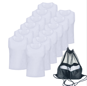 Best Selling High Quality Adult Soccer Mesh Sports Vest 100% Polyester Breathable Front Logo - Product Image 4