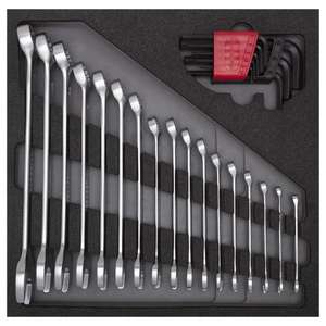 Jeu de clés à douilles annulaires Gedore 4/6 CT-Module, ensemble d'outils de 26 pièces - Product Image 1