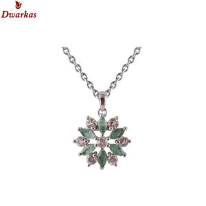 Collar con Colgante de Piedra Topacio blanco de Plata de Ley 925 joyería fina personalizada al por mayor para regalos de joyería de alta gama - Product Image 3