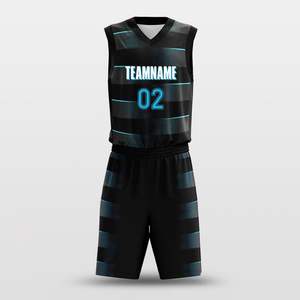 Ensemble de Tenue de Basketball d'Été pour Hommes – Maillot et Short Personnalisables pour Clubs Scolaires et Sessions – 100% Polyester Respirant - Product Image 3