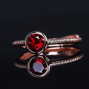 Handmade 925 Sterling <b>Silver</b> <b>Garnet</b> Engagement <b>Ring</b> Vintage Style Fine Jewelry Diamond Pearl <b>Garnet</b> Promise Wedding Band Set - Product Image 1