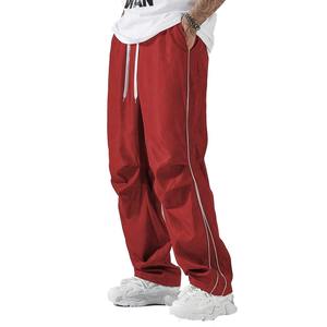 Pantalons de sport personnalisés pour hommes, pantalons de jogging baggy, pantalons de course à jambe droite - Product Image 2