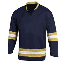 Vêtements de sport écologiques 100% polyester, séchage rapide, respirants, ensembles d'uniformes de hockey sur glace, logo personnalisé et nom de l'équipe, pour hommes adultes